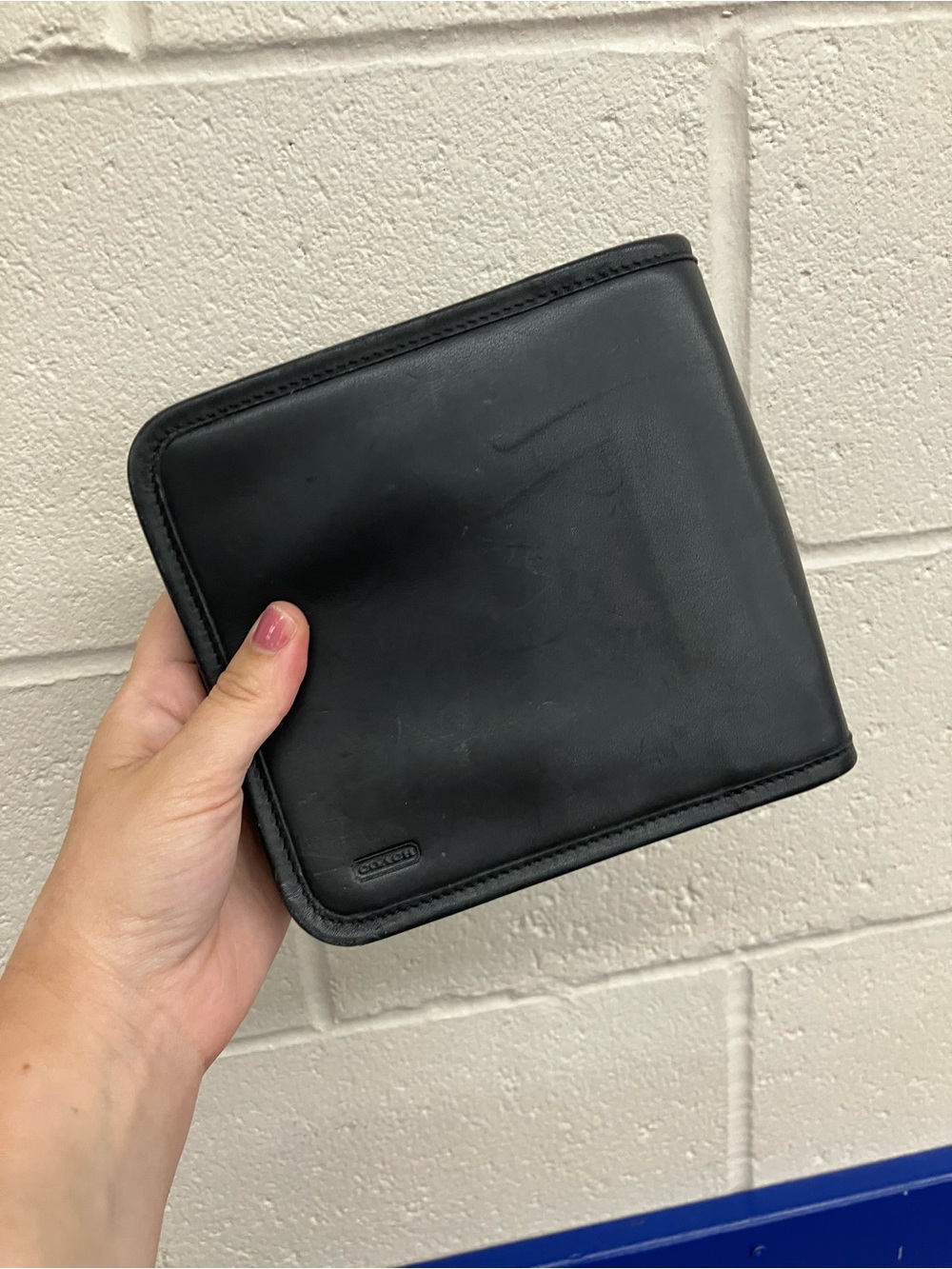 Vintage Y2K Coach Leather CD Case